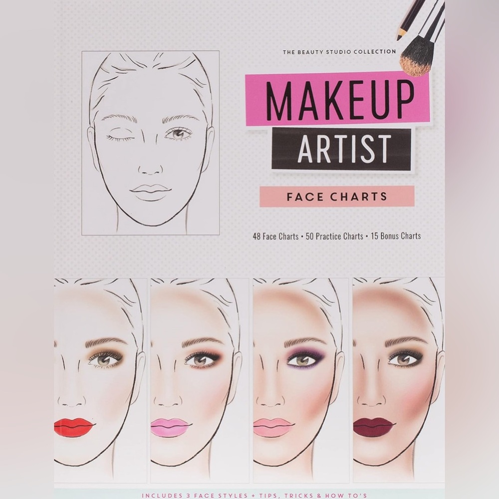 Makeup Artist Face Charts- Brand new